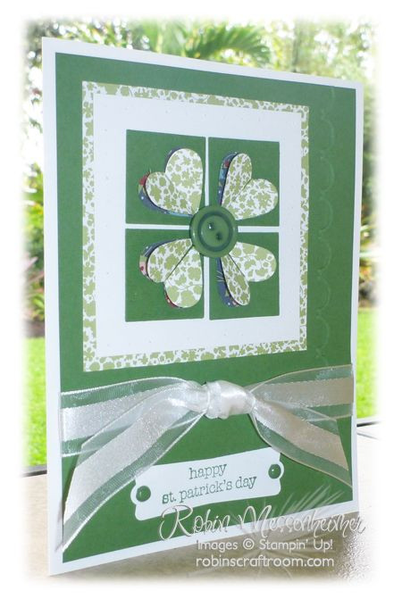St Patrick's Day Card Ideas
 Stampin Up handmade St Patrick s Day card from