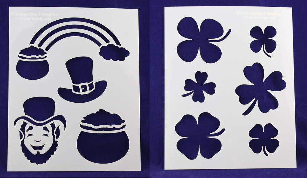 St Patrick's Day Craft
 St Patrick s Day Stencils 2 Pc Set 8 x 10 14 mil Mylar