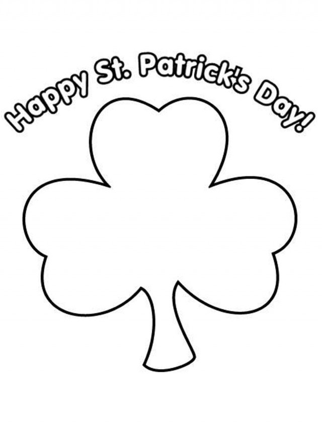 St Patrick's Day Craft
 St Patrick s Day Coloring Pages for childrens printable