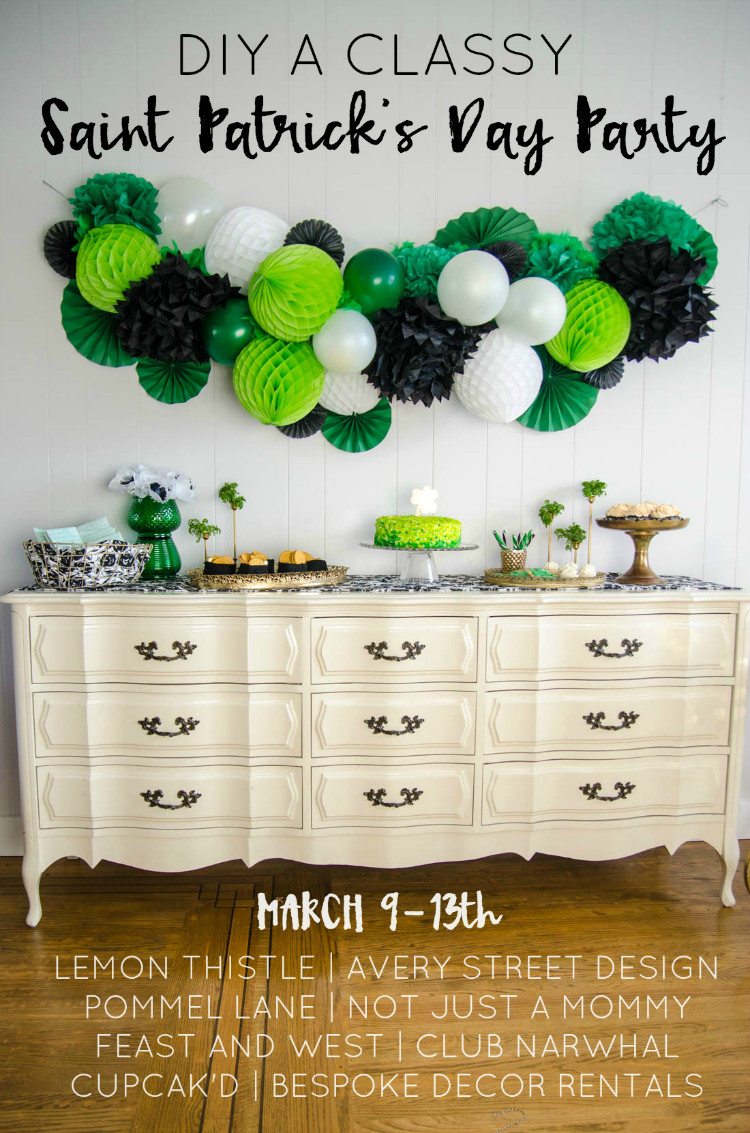 St Patrick's Day Decoration Ideas
 DIY Moss Placemats & Saint Patrick s Day Blogger Party