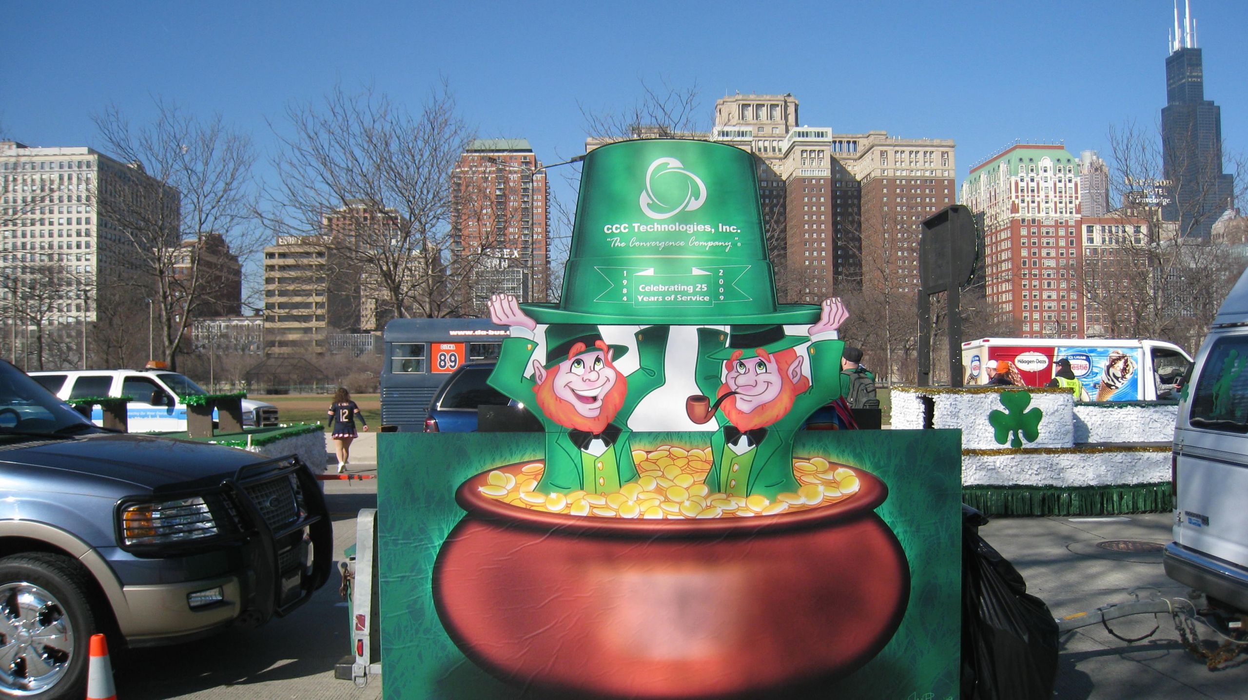 St Patrick's Day Float Ideas
 CCC Technologies Inc Celebrates 10 Years in Chicago St