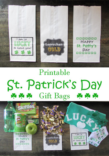 St Patrick's Day Gift Ideas
 Printable St Patrick s Day Gift Bags and Gift Ideas
