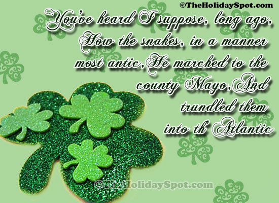 St Patrick's Day Greetings Quotes
 St Patrick s Day Quotes