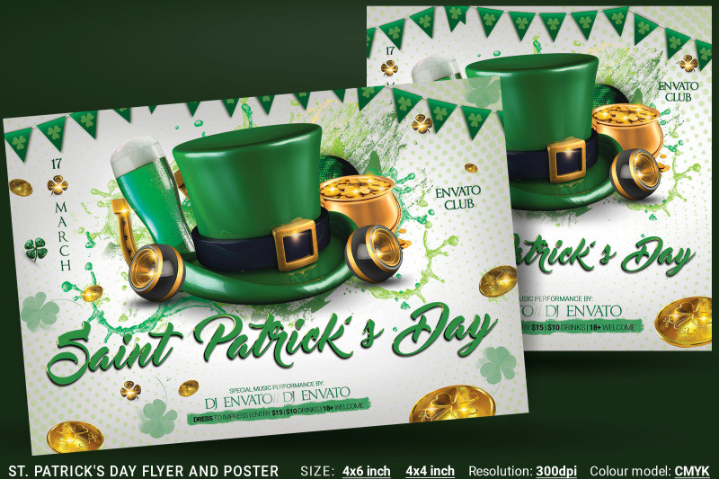 St Patrick's Day Ideas
 St Patrick s Day Flyer And Poster By artolus