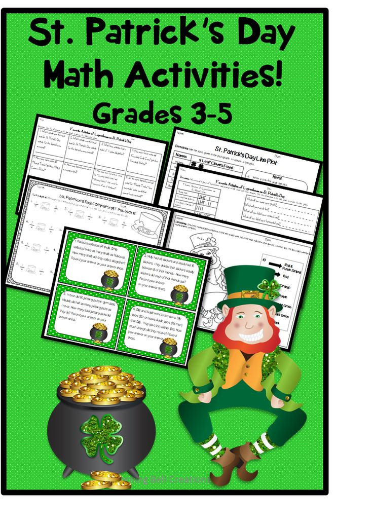 St Patrick's Day Math Activities
 3146 best St Patrick s Day Math Ideas images on Pinterest