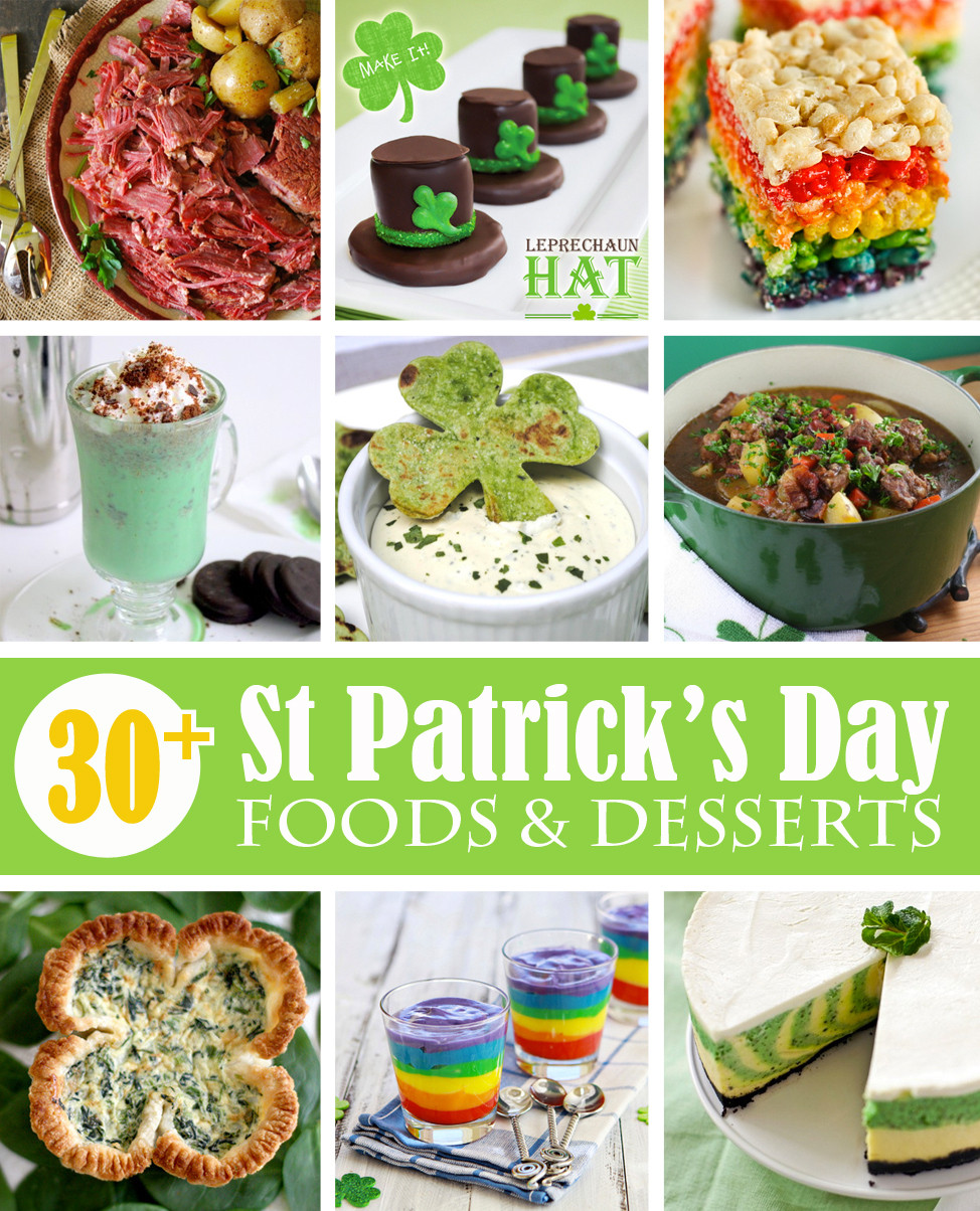 St Patrick's Day Menu Ideas
 30 St Patrick s Day Food and Dessert Ideas