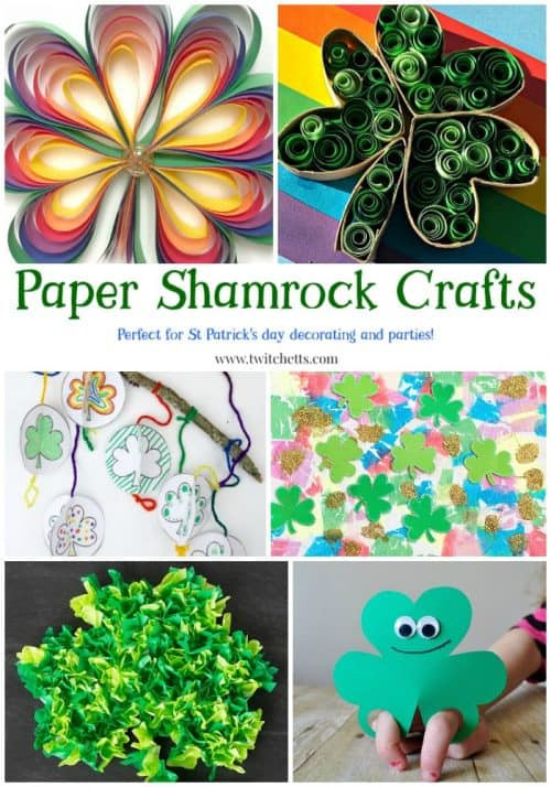 St Patrick's Day Paper Crafts
 Paper Shamrock Crafts 14 Fun St Patrick s Day Arts and