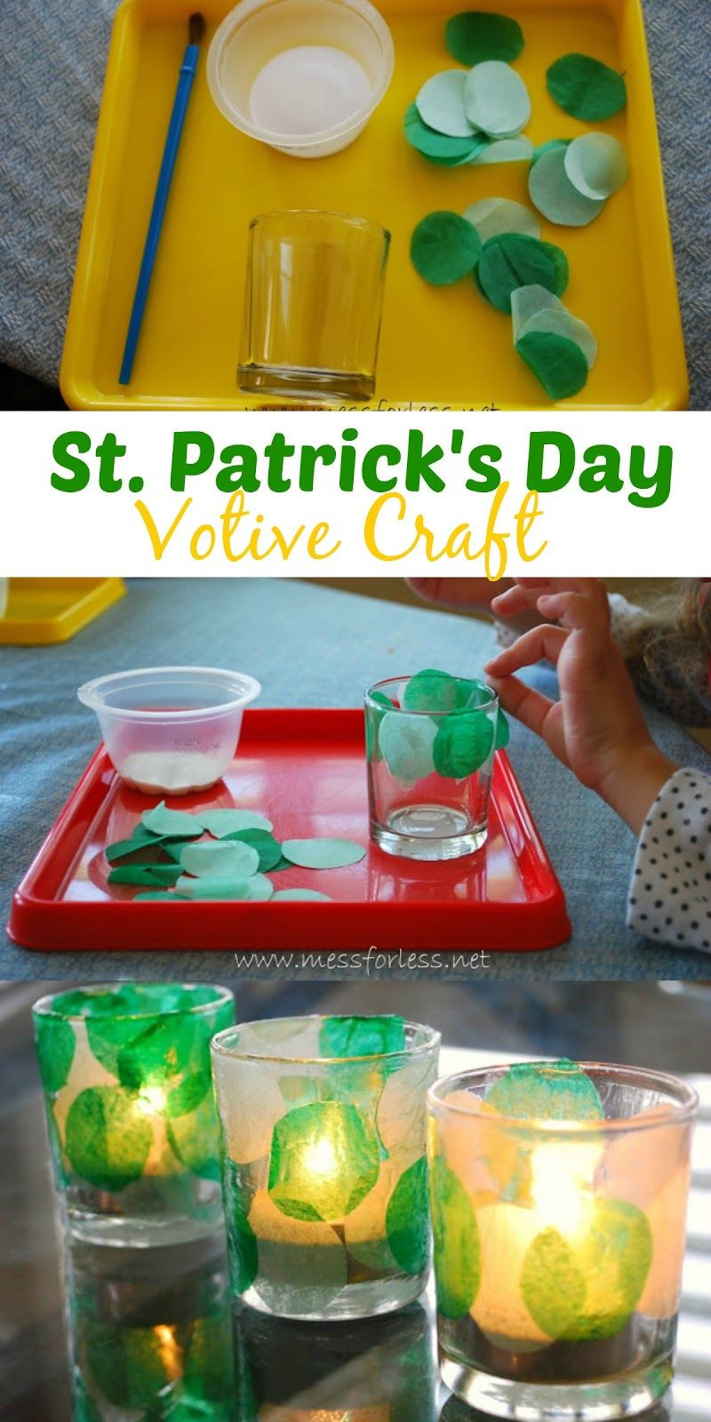 St Patrick's Day Paper Crafts
 St Patrick s Day Votive Craft s and
