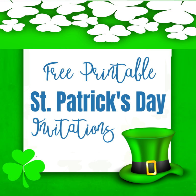 St Patrick's Day Party Invitations
 Printable St Patrick s Day Invitations
