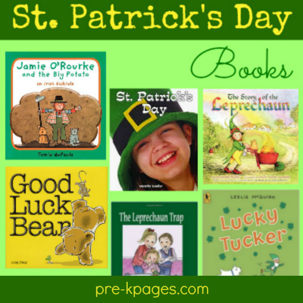 St Patrick's Day Party Names
 Books for St Patrick s Day Pre K Pages