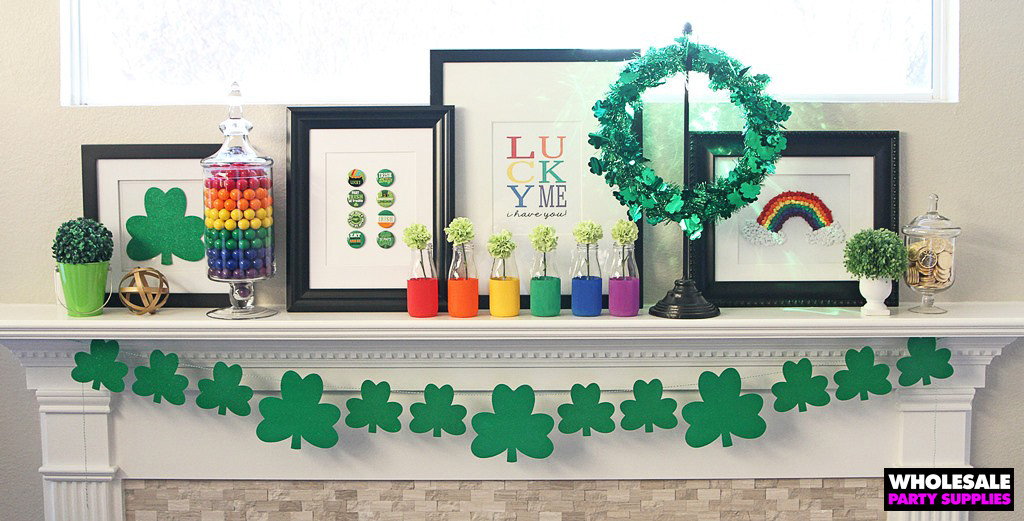 St Patrick's Day Party Supplies
 St Patrick s Day Mantel Decorations