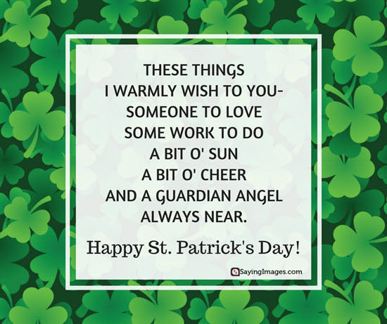 St Patrick's Day Quotes Funny
 Happy St Patrick s Day Quotes & Sayings