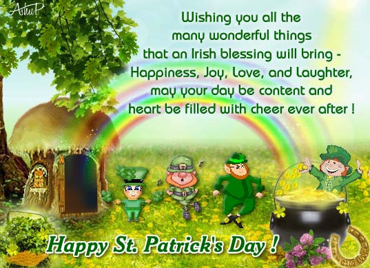St Patrick's Day Wishes Quotes
 St Patrick’s Day Wishes For You Free Happy St Patrick s