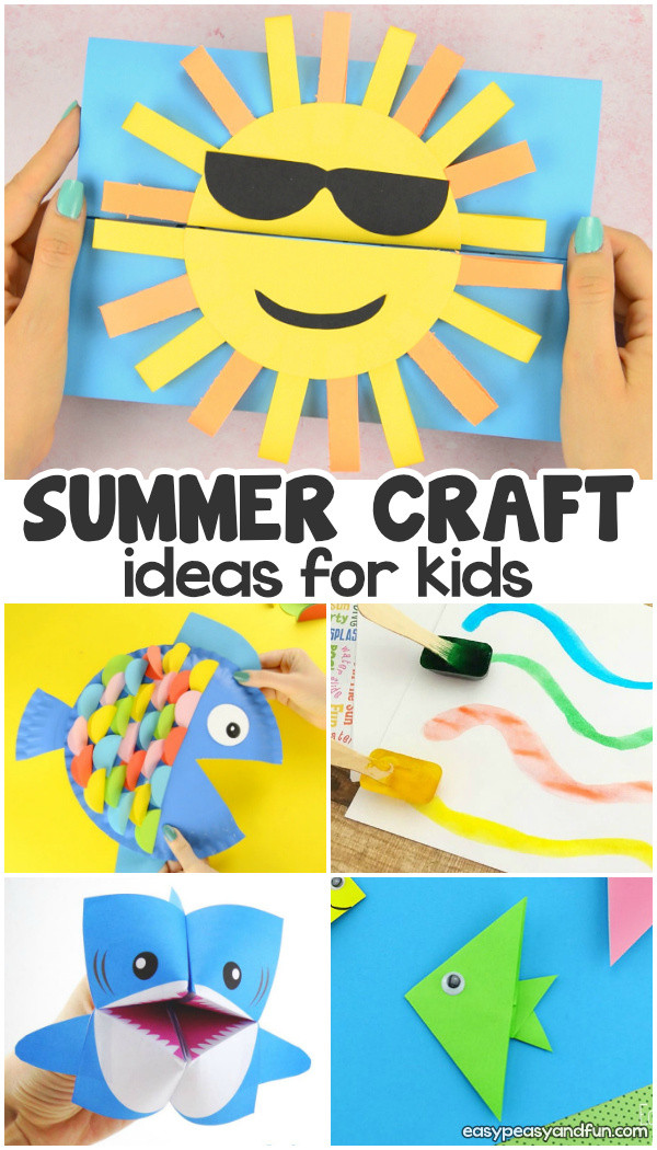 Summer Art And Craft Ideas
 Summer Crafts Easy Peasy and Fun