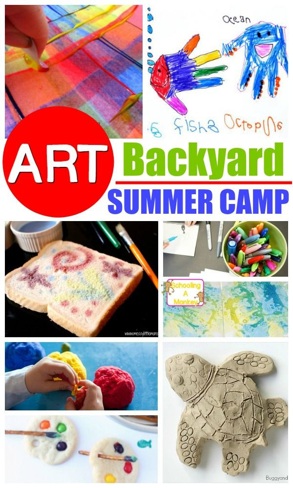 Summer Art Camp Ideas
 At Home Summer Camp Creative DIY Art Summer Camp