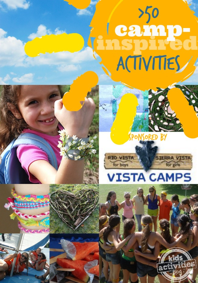 Summer Art Camp Ideas
 50 Summer Camp Inspired Activities for Kids