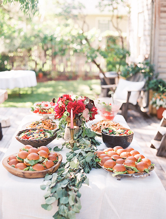 Summer Bridal Shower Ideas
 Intimate outdoor summer bridal shower Rustic party