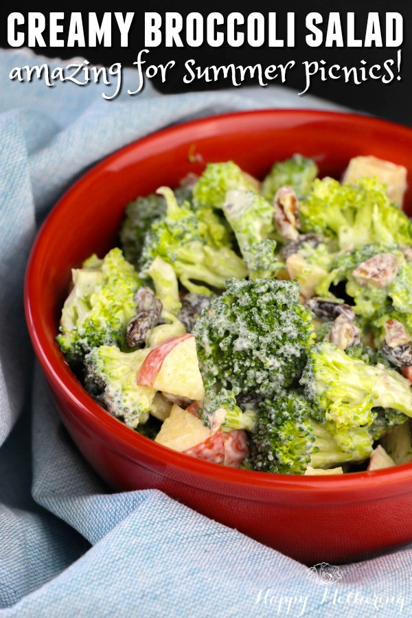 Summer Broccoli Recipe
 Creamy Broccoli Salad That s Amazing for Summer Picnics