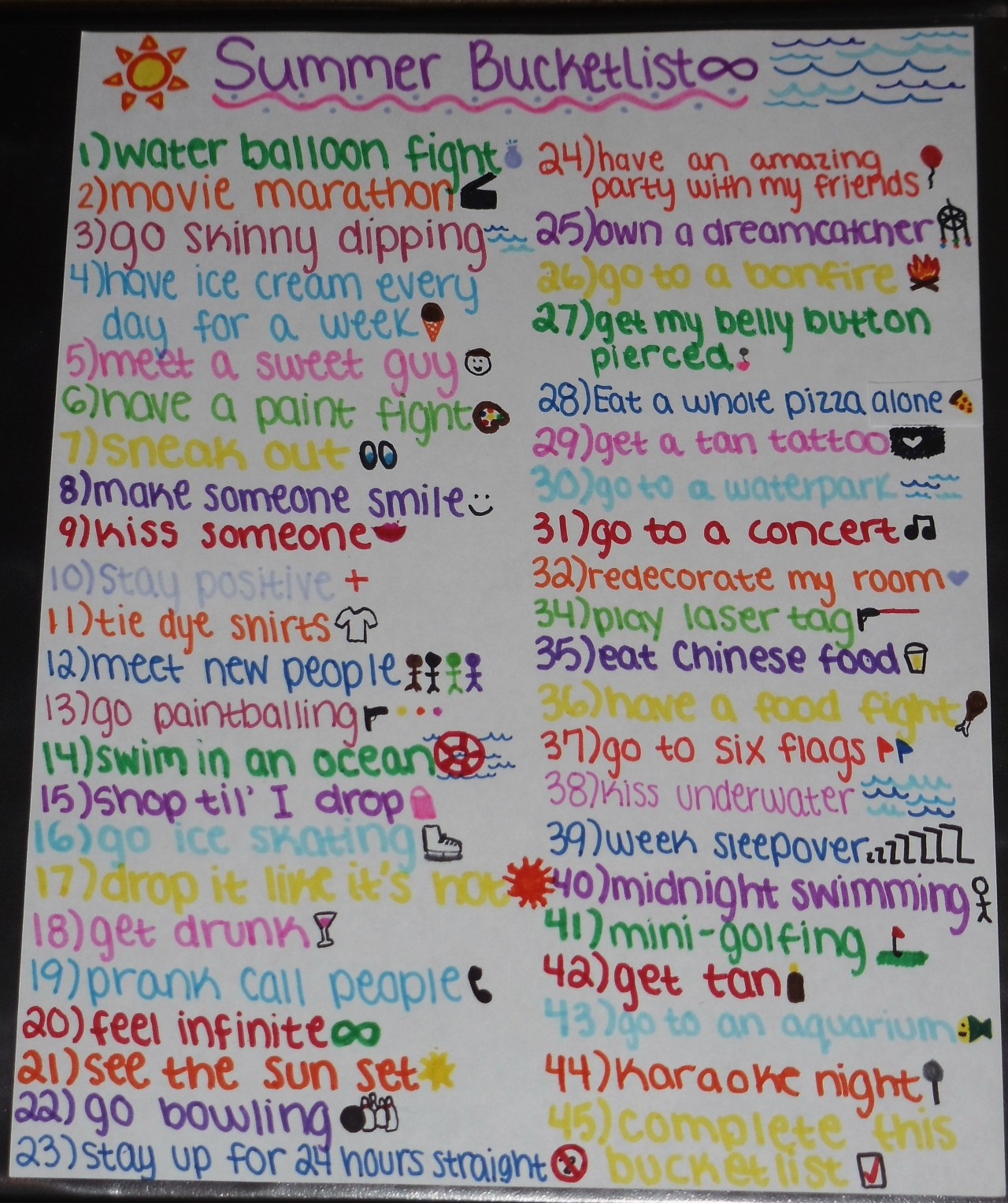 Summer Bucket List Ideas For Teens
 ArrayO Style Summer bucket list ideas 2013