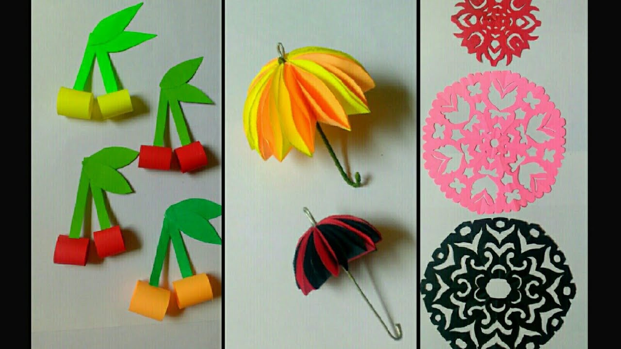 Summer Crafting Ideas
 Summer Craft Ideas for children Paper Cherry