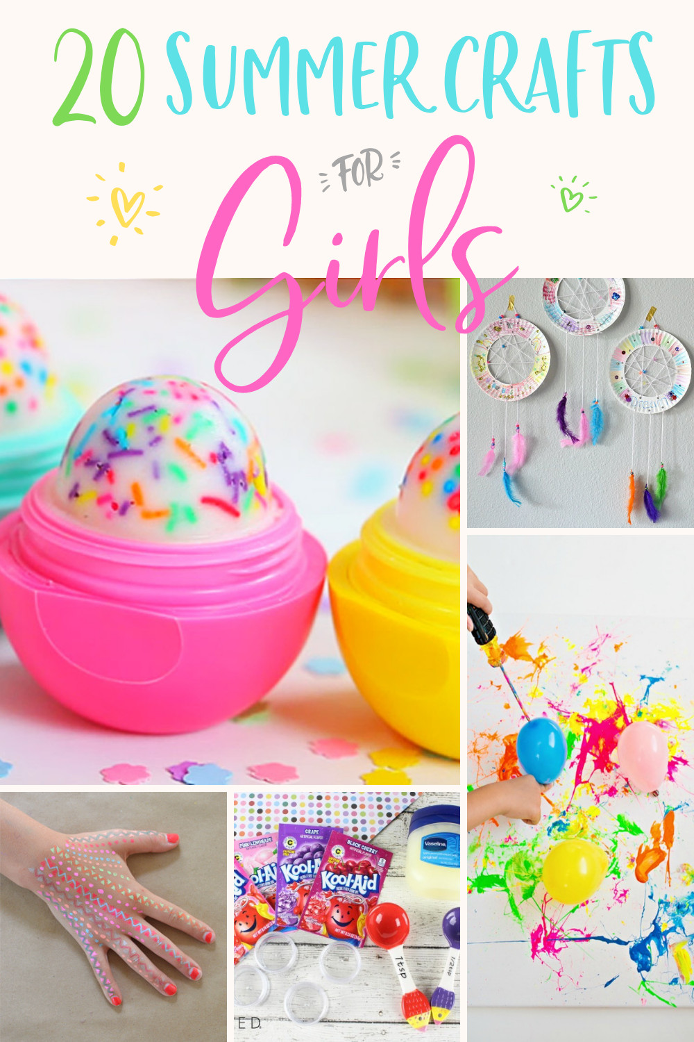 Summer Crafting Ideas
 20 Easy DIY Crafts for Girls Modern Glam