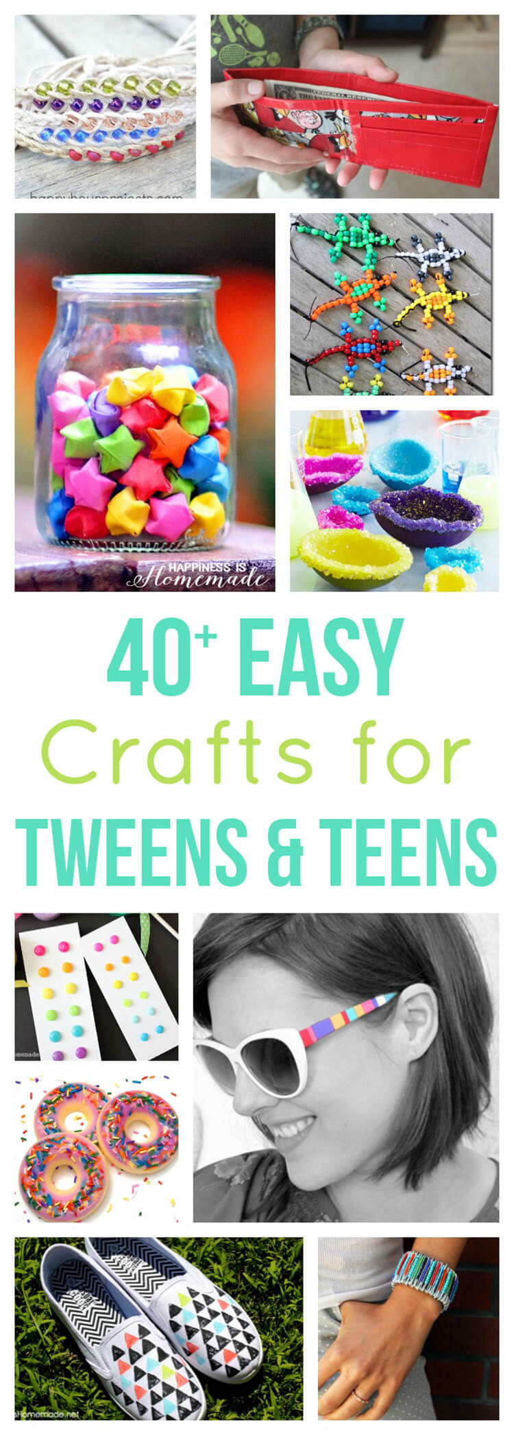 Summer Crafts For Tweens
 40 Easy Crafts for Teens & Tweens Happiness is Homemade