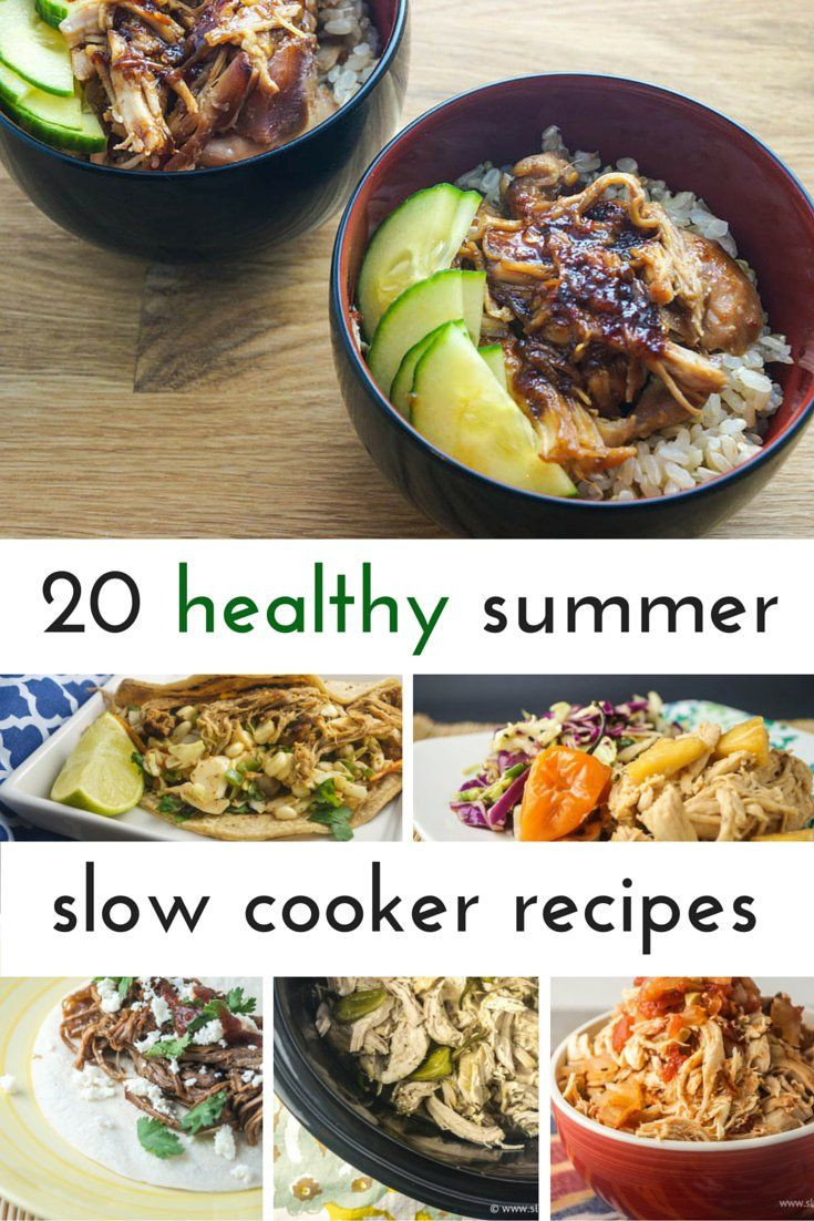 Summer Crock Pot Ideas
 Twenty Slow Cooker Recipes for Summer