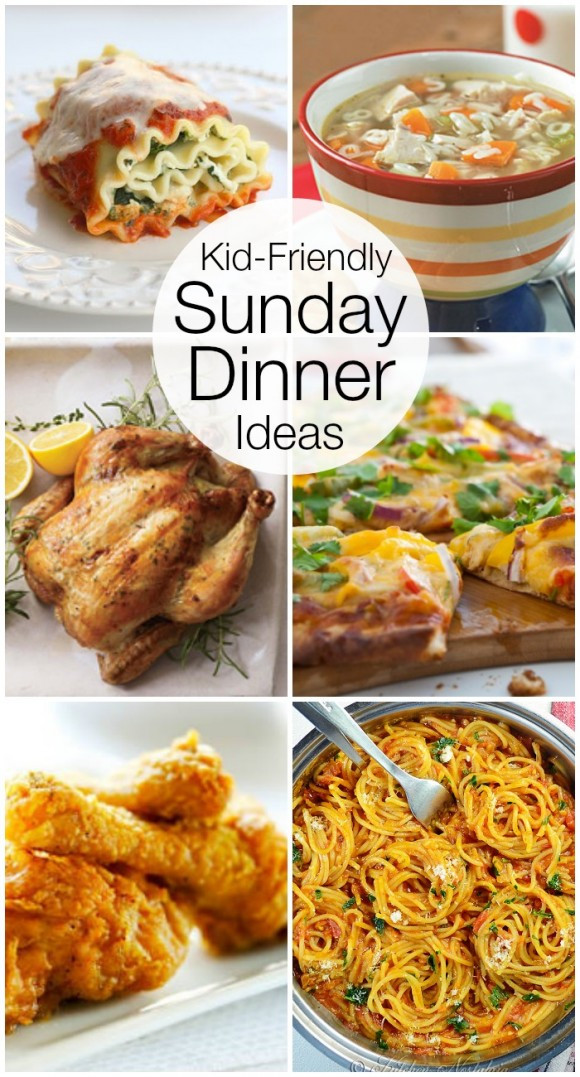 Summer Dinner Ideas For Kids
 Kid Friendly Sunday Night Dinner Ideas