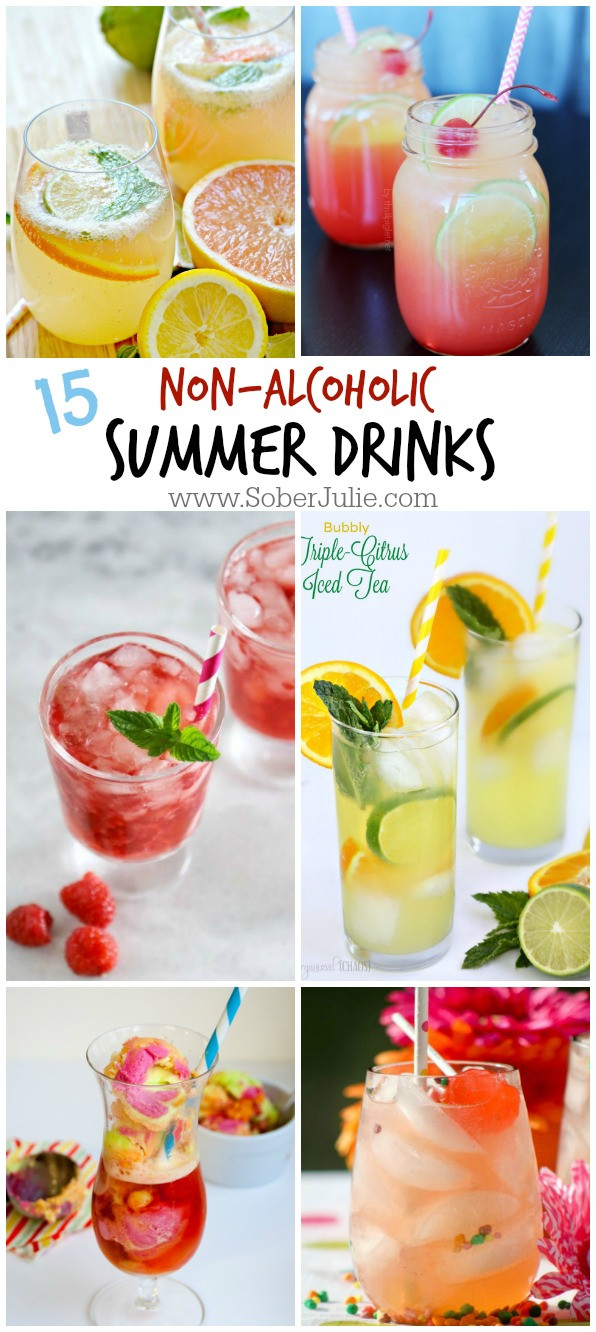 Summer Drink Recipe Alcoholic
 15 Non Alcoholic Drink Recipes for Summer Sober Julie