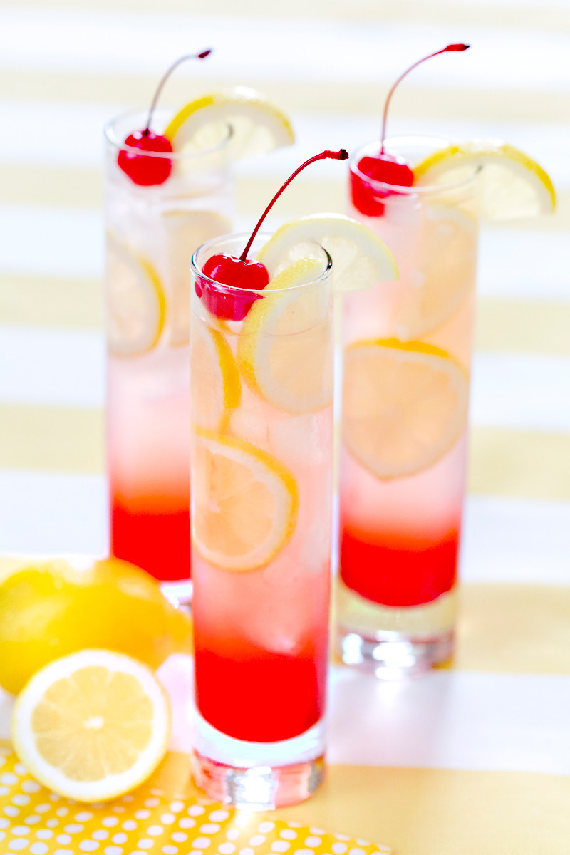 Summer Drink Recipe Alcoholic
 Cherry Lemonade Drink Perfect Summer Drink Pizzazzerie