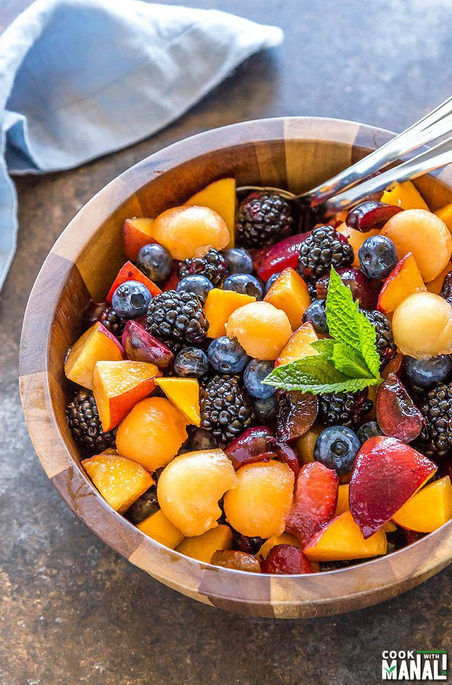 Summer Fruit Salad Recipe
 Summer Fruit Salad with Honey Lime Dressing Cook With Manali