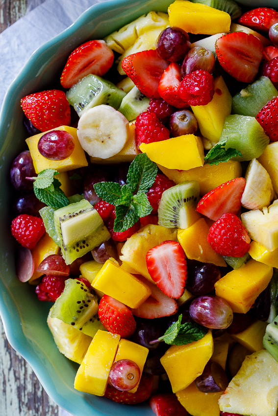 Summer Fruit Salad Recipe
 Summer fruit salad with lime mint dressing Simply Delicious
