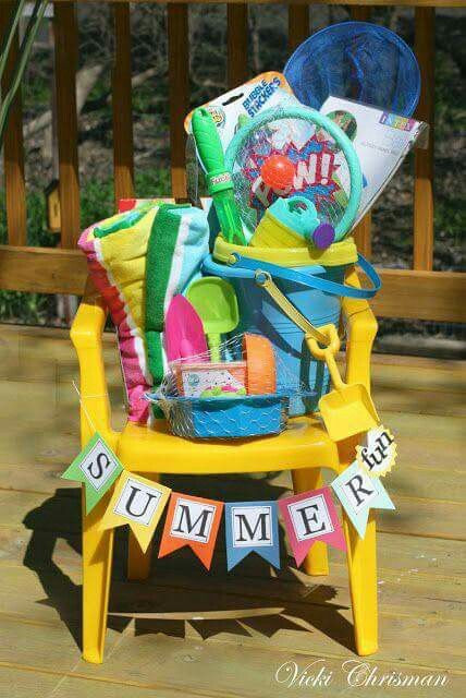 Summer Fun Gift Basket
 Gift basket ideas