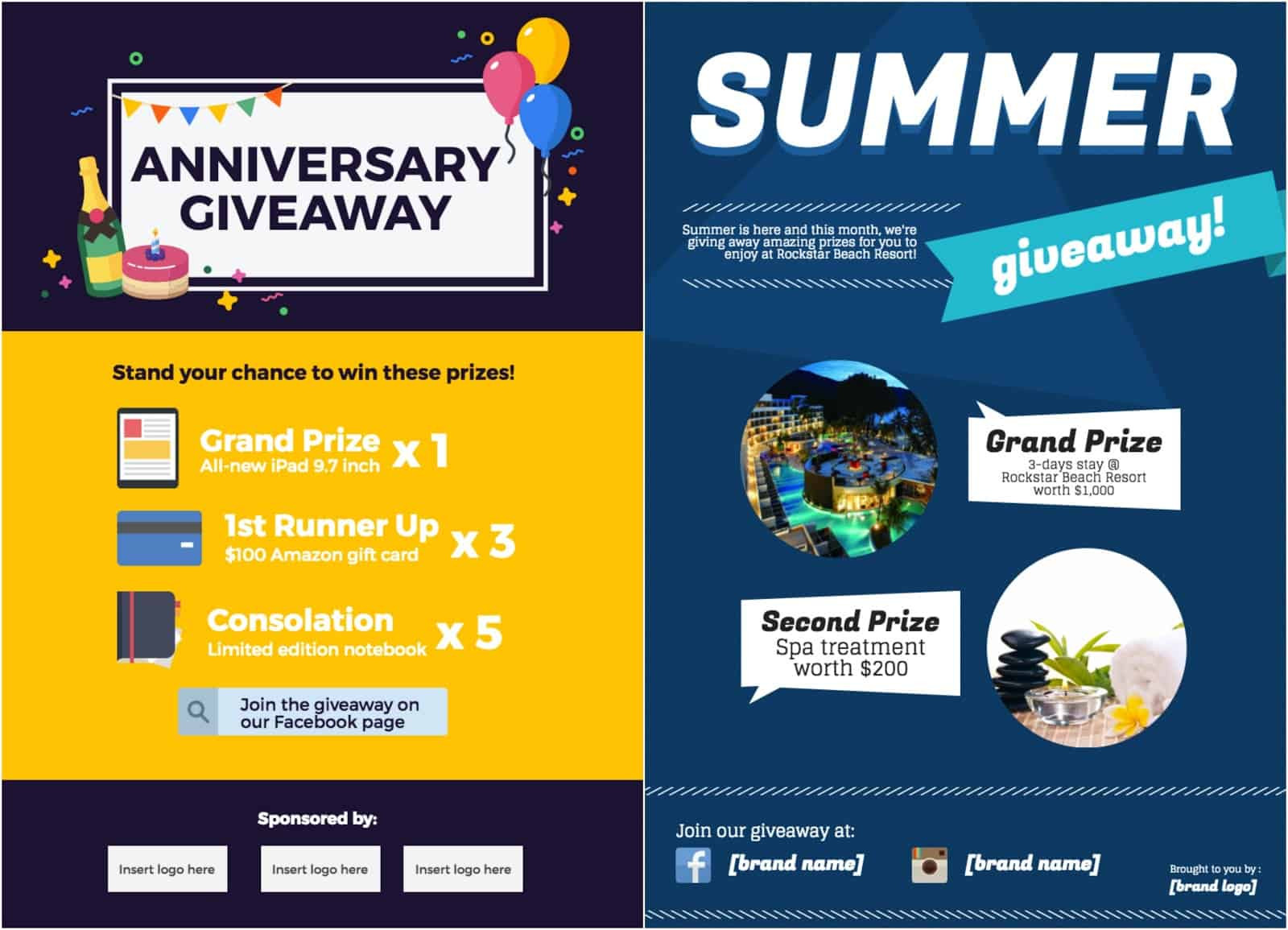 Summer Giveaways Ideas
 8 Awesome Ideas for Summer Design