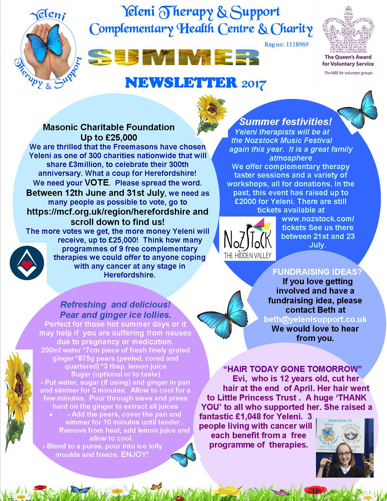 Summer Newsletters Ideas
 Summer Newsletter 2017 – Yeleni Therapy and Support Centre