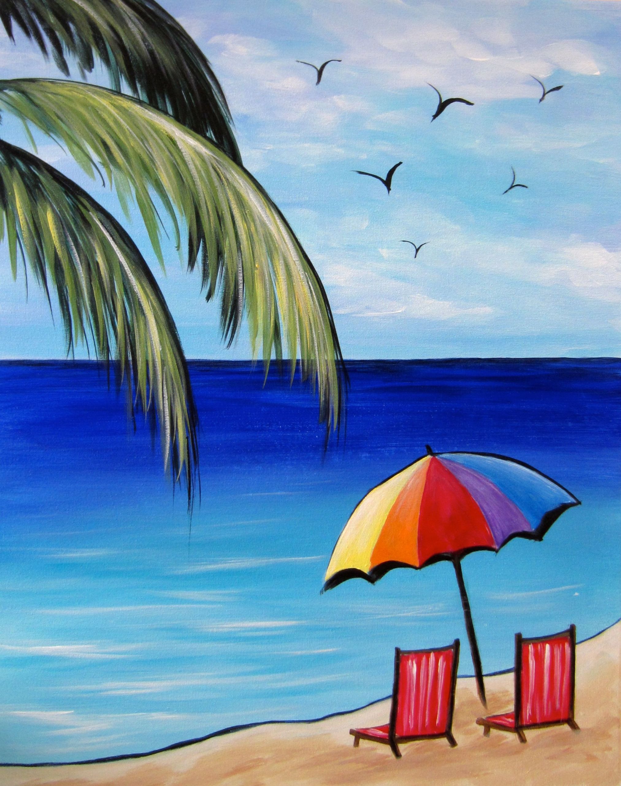 Summer Painting Ideas
 Muse Paintbar Events Painting Classes