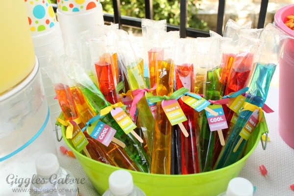 Summer Party Favor
 Party Feature Colorful Summer Popsicle Party