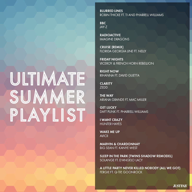 Summer Party Playlist
 Beat Boredom 14 Songs to Add to Your Ultimate Summer