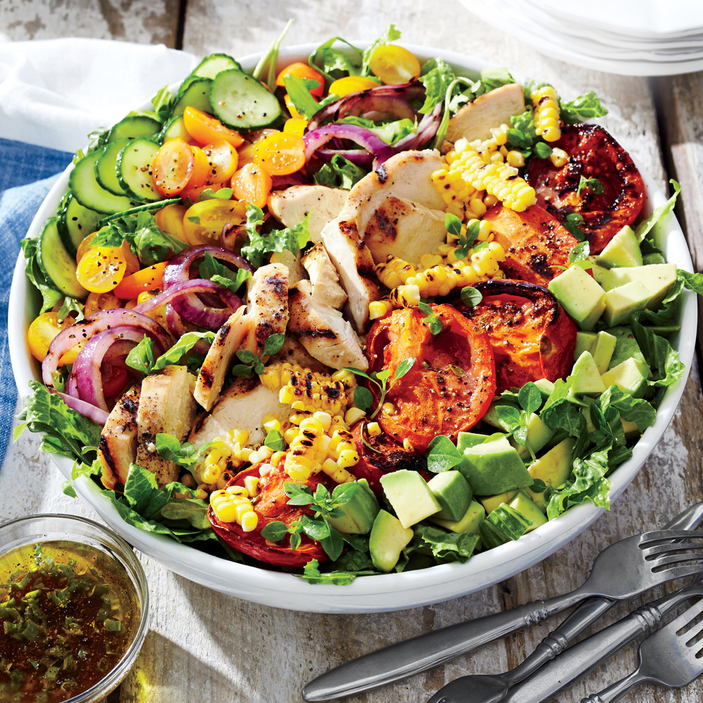 Summer Salad Recipe
 Grilled Chicken and Ve able Summer Salad Recipe