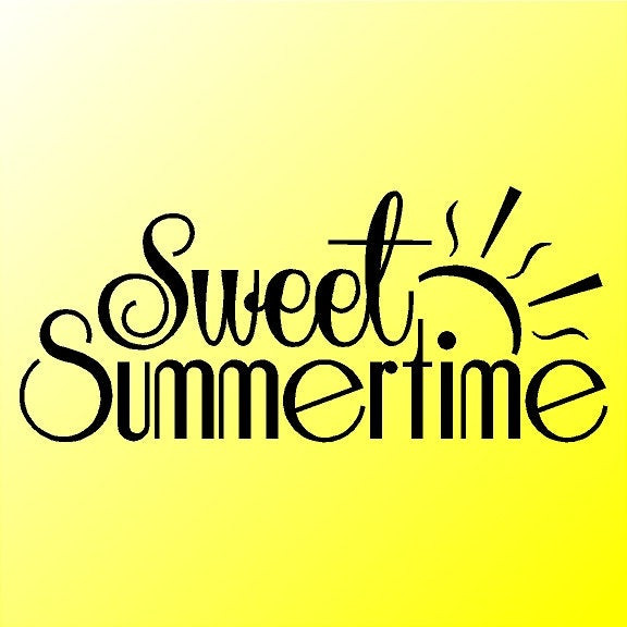 Summer Time Quotes
 Sweet Summertime Home Wall Decal Quotes Words Sayings