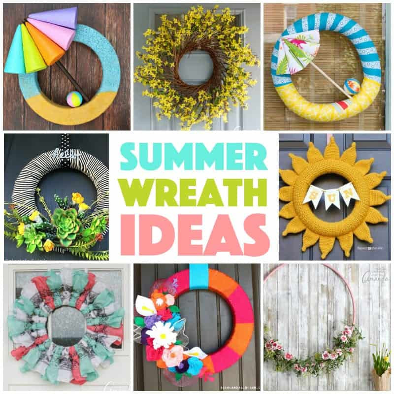 Summer Wreath Diy
 DIY Summer Wreaths 20 beautiful statement wreaths for