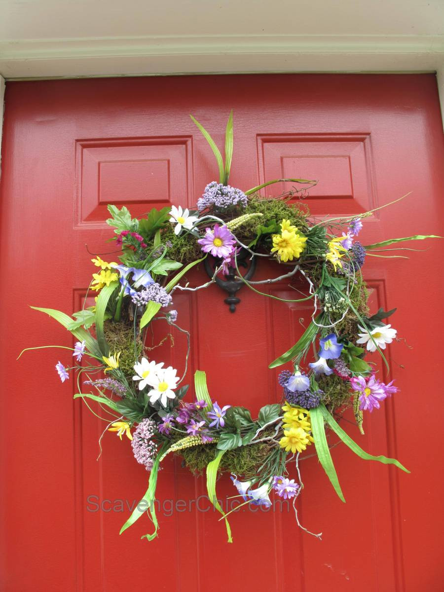 Summer Wreath Diy
 Spring and Summer wreath DIY – Scavenger Chic