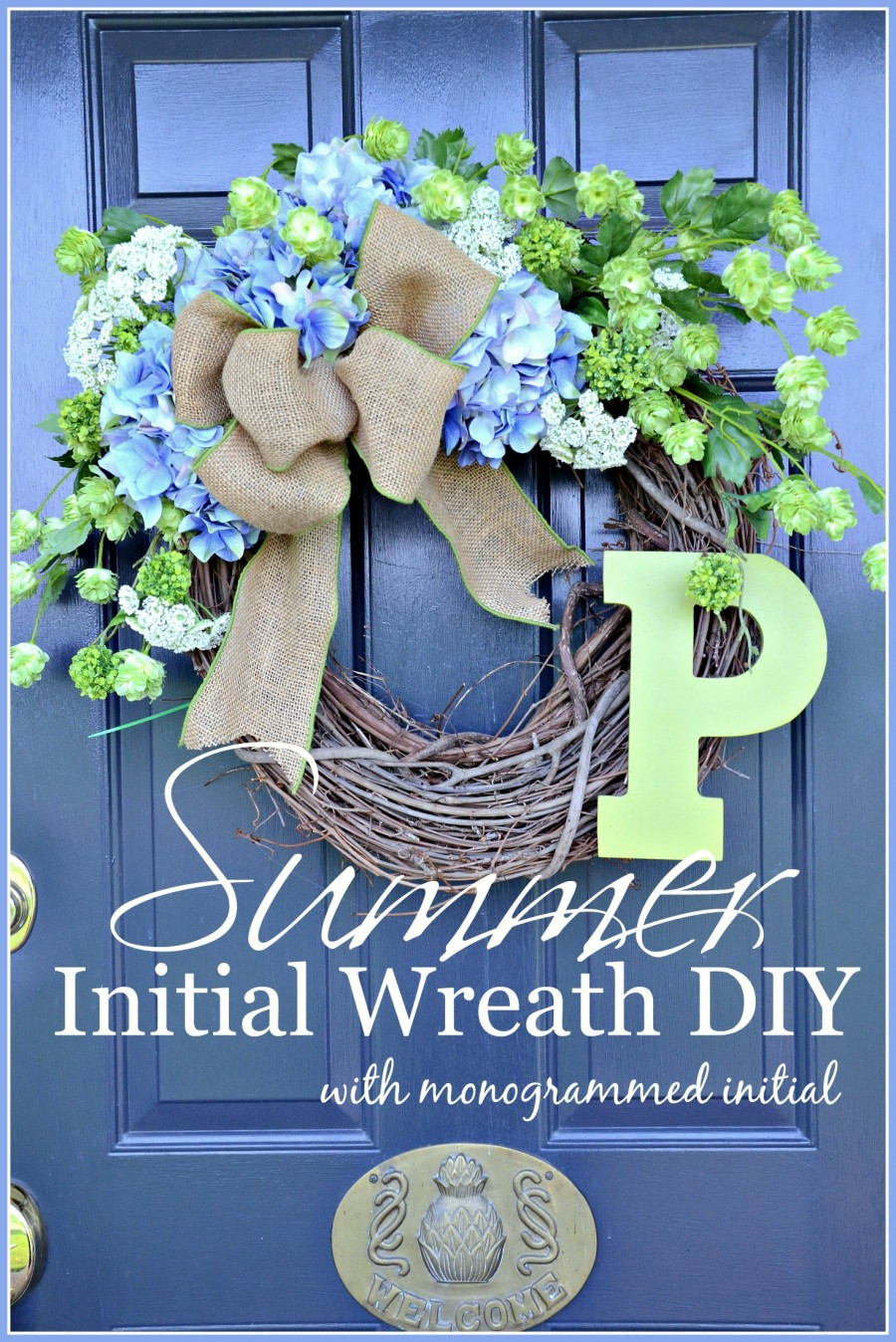 Summer Wreath Diy
 SUMMER HYDRANGEA WREATH DIY StoneGable