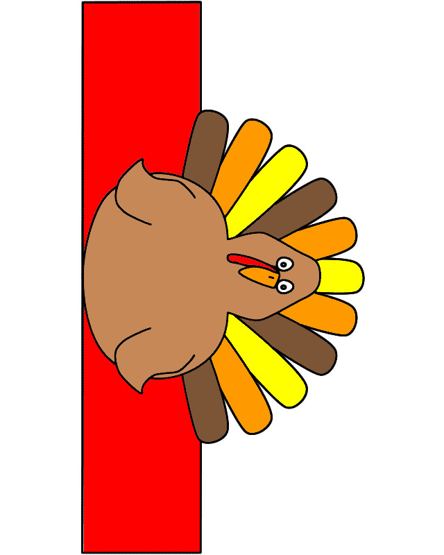 Thanksgiving 2020 Crafts
 Thanksgiving Turkey Decoration Paper craft Color Template