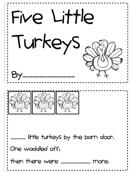 Thanksgiving Activities For Kindergarten
 Kindergarten Fever Thanksgiving Printables