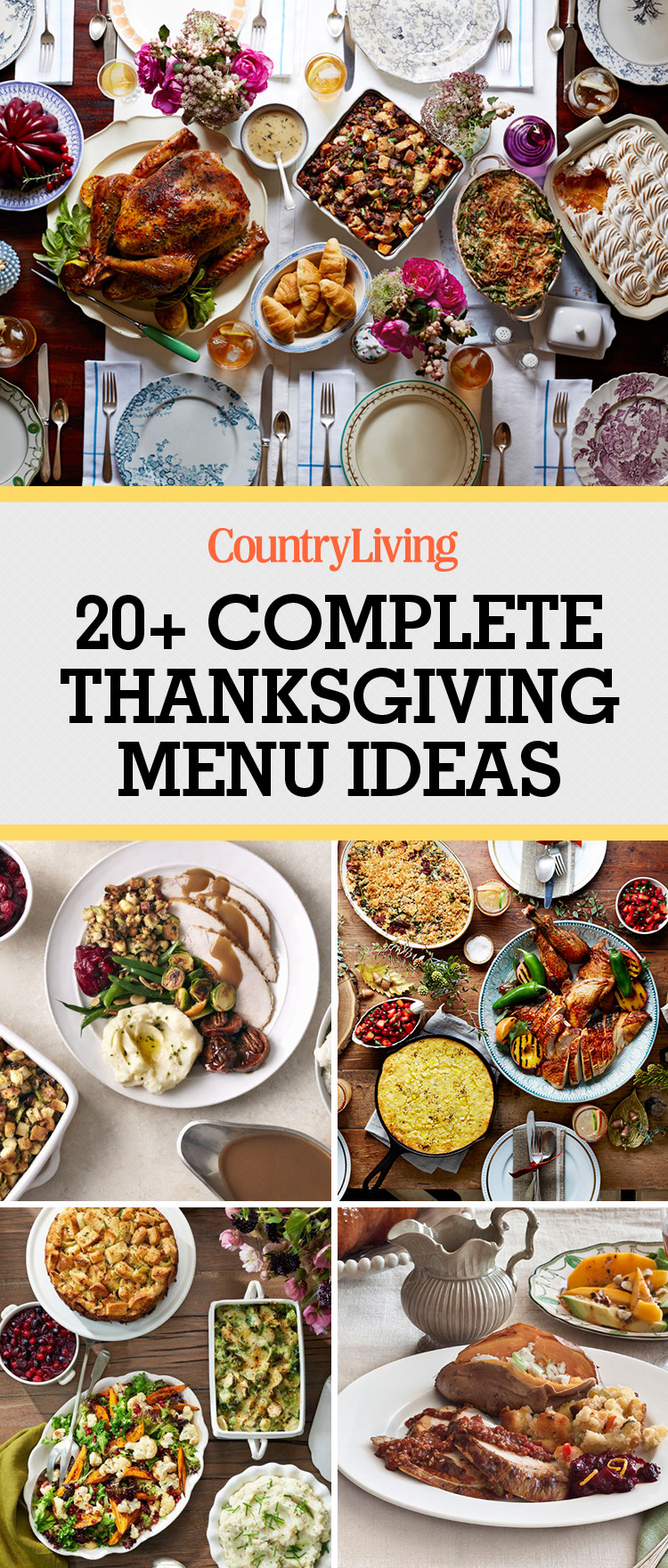 Thanksgiving Breakfast Menu Ideas
 26 Thanksgiving Menu Ideas Thanksgiving Dinner Menu Recipes