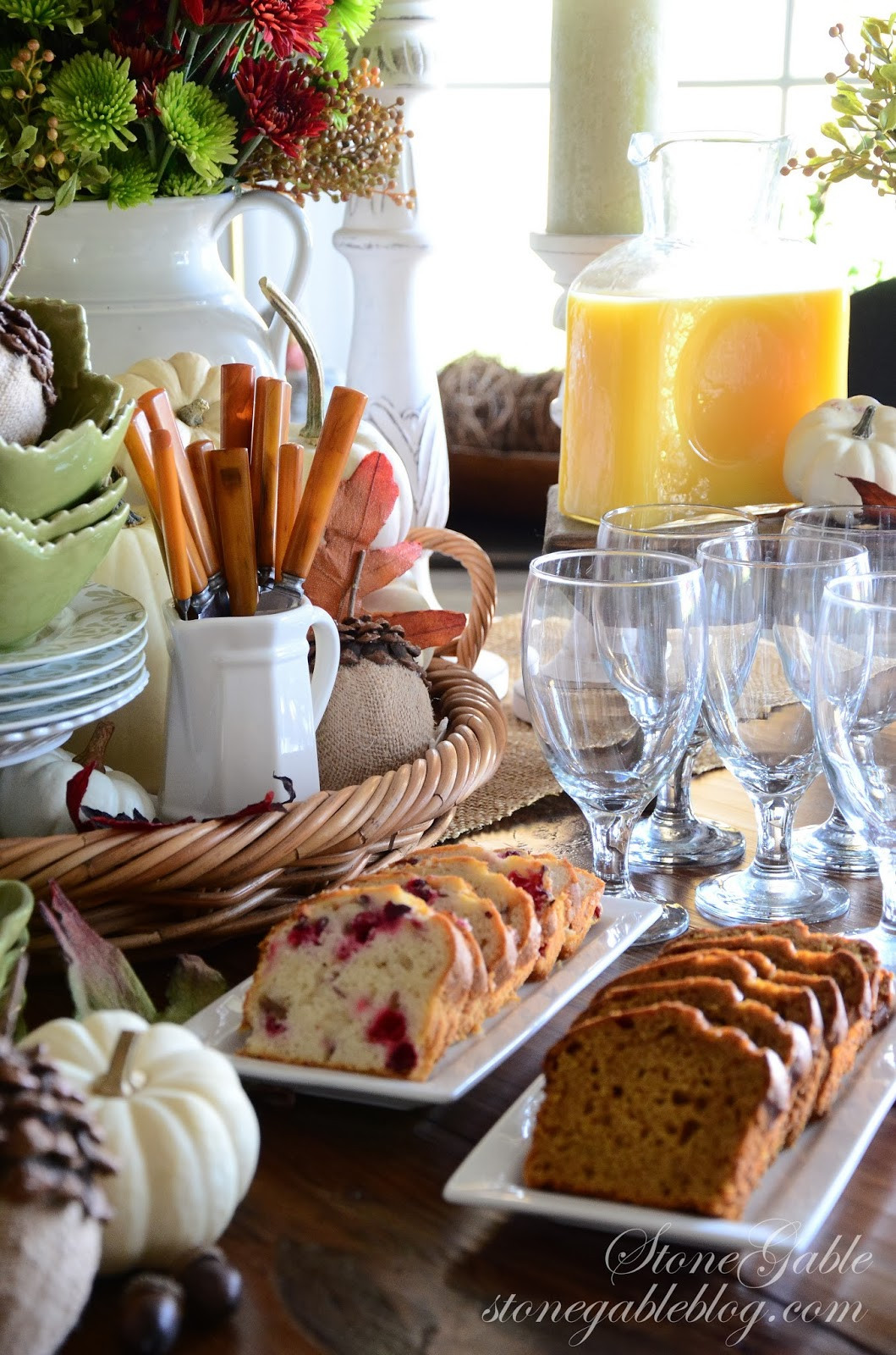 Thanksgiving Breakfast Menu Ideas
 THANKSGIVING CONTINENTAL BREAKFAST VIGNETTE Interior