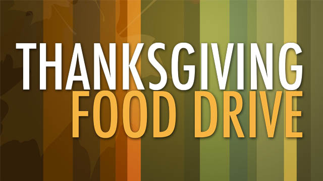 Thanksgiving Canned Food Drive
 Vineyard Church