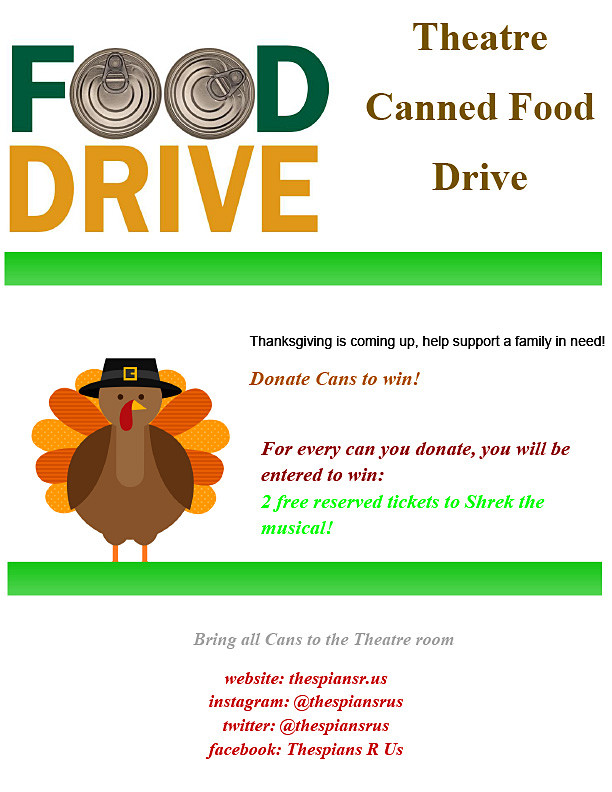 Thanksgiving Canned Food Drive
 Thanksgiving Canned Food Drive