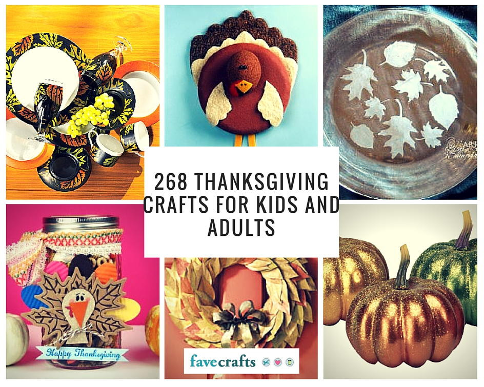 Thanksgiving Craft Ideas For Adults
 268 Thanksgiving Crafts for Kids and Adults